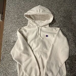 Champion Classic White Pullover Hoodie